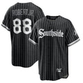 Johmsee C.White Sox #88 Luis Robert Jr Player Black City Connect Home Game Stitched Jerseys