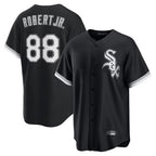 Johmsee C.White Sox #88 Luis Robert Jr Player Black Home Game Stitched Jerseys