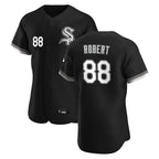 Johmsee C.White Sox #88 Luis Robert Jr Player Black Limited Elite Home Stitched Jerseys