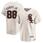 Johmsee C.White Sox #88 Luis Robert Jr Player Cream Cooperstown Collection Limited Home Stitched Jerseys