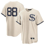 Johmsee C.White Sox #88 Luis Robert Jr Player Cream Field of Dreams Home Game Stitched Jerseys