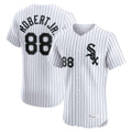 Johmsee C.White Sox #88 Luis Robert Jr Player White Stripe Limited Elite Home Stitched Jerseys