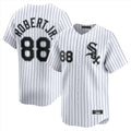 Johmsee C.White Sox #88 Luis Robert Jr Player White Stripe Limited Home Stitched Jerseys