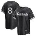 Johmsee C.White Sox #8 Kyle Teel Player Black City Connect Home Game Stitched Jerseys
