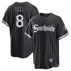 Johmsee C.White Sox #8 Kyle Teel Player Black City Connect Home Game Stitched Jerseys