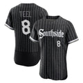Johmsee C.White Sox #8 Kyle Teel Player Black City Connect Limited Elite Home Stitched Jerseys