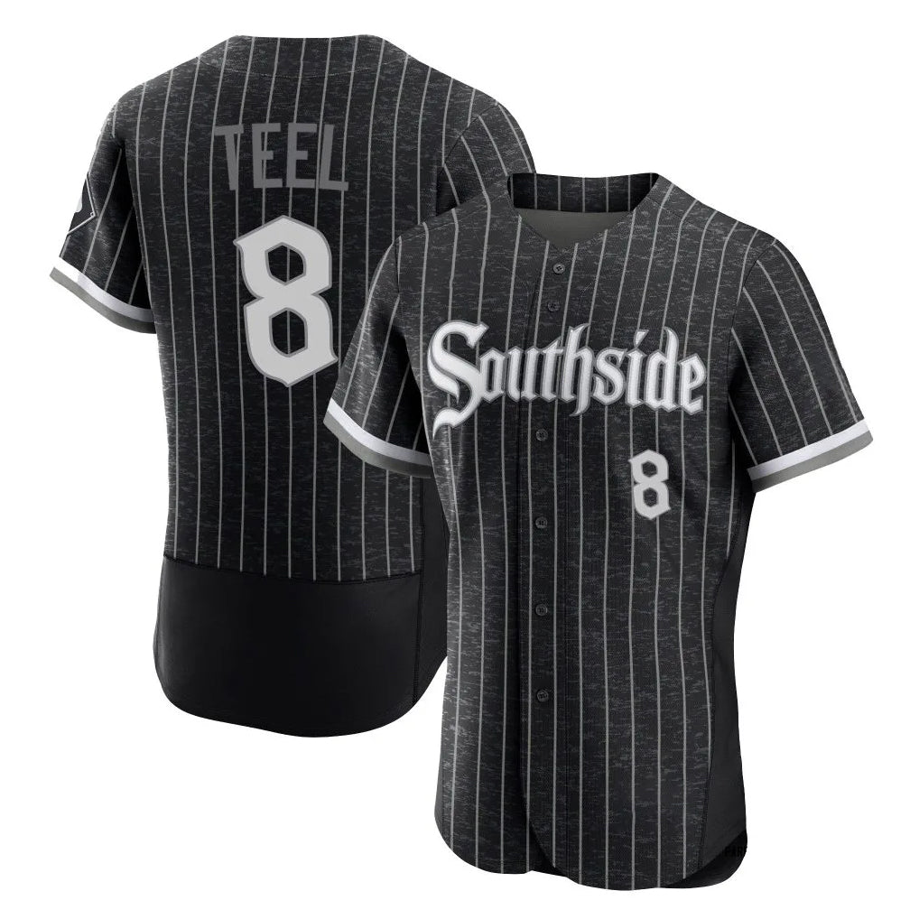Johmsee C.White Sox #8 Kyle Teel Player Black City Connect Limited Elite Home Stitched Jerseys
