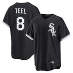 Johmsee C.White Sox #8 Kyle Teel Player Black Home Game Stitched Jerseys