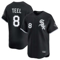 Johmsee C.White Sox #8 Kyle Teel Player Black Limited Home Stitched Jerseys