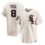 Johmsee C.White Sox #8 Kyle Teel Player Cream Cooperstown Collection Limited Home Stitched Jerseys
