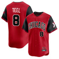 Johmsee C.White Sox #8 Kyle Teel Player Red City Connect Limited Home Stitched Jerseys