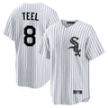 Johmsee C.White Sox #8 Kyle Teel Player White Stripe Home Game Stitched Jerseys