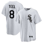 Johmsee C.White Sox #8 Kyle Teel Player White Stripe Home Game Stitched Jerseys