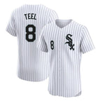 Johmsee C.White Sox #8 Kyle Teel Player White Stripe Limited Elite Home Stitched Jerseys