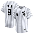 Johmsee C.White Sox #8 Kyle Teel Player White Stripe Limited Home Stitched Jerseys