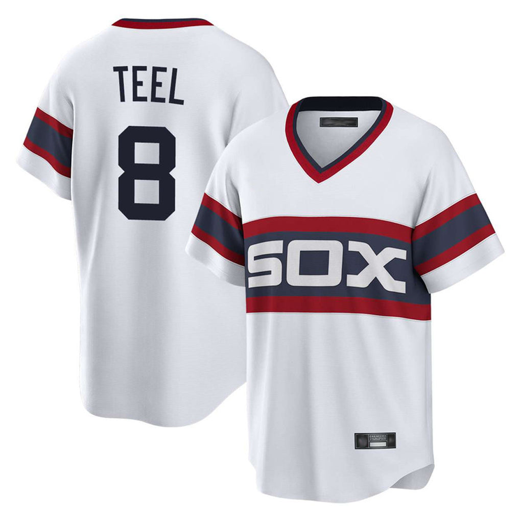 Johmsee C.White Sox #8 Kyle Teel Player White T-shirt Home Game Stitched Jerseys