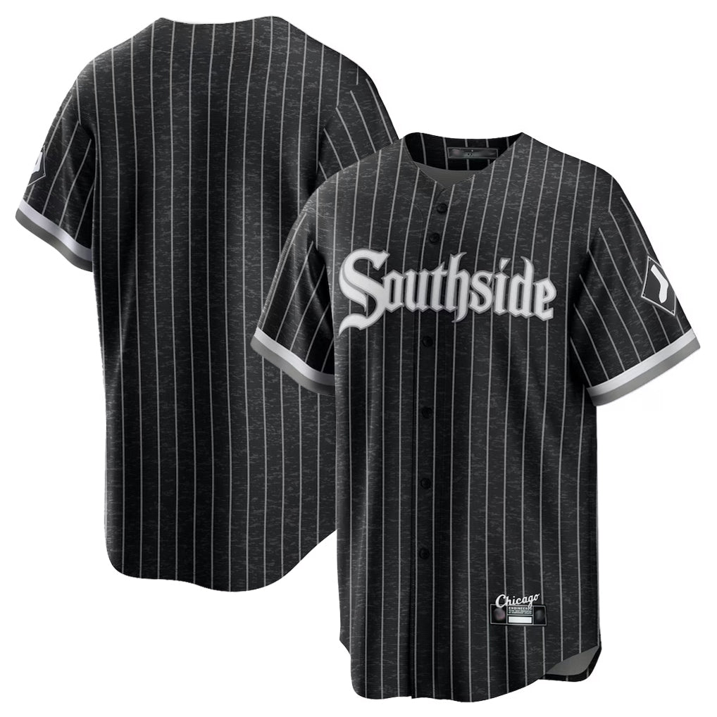 Johmsee C.White Sox ## White Sox Blank Player Black City Connect Home Game Stitched Jerseys