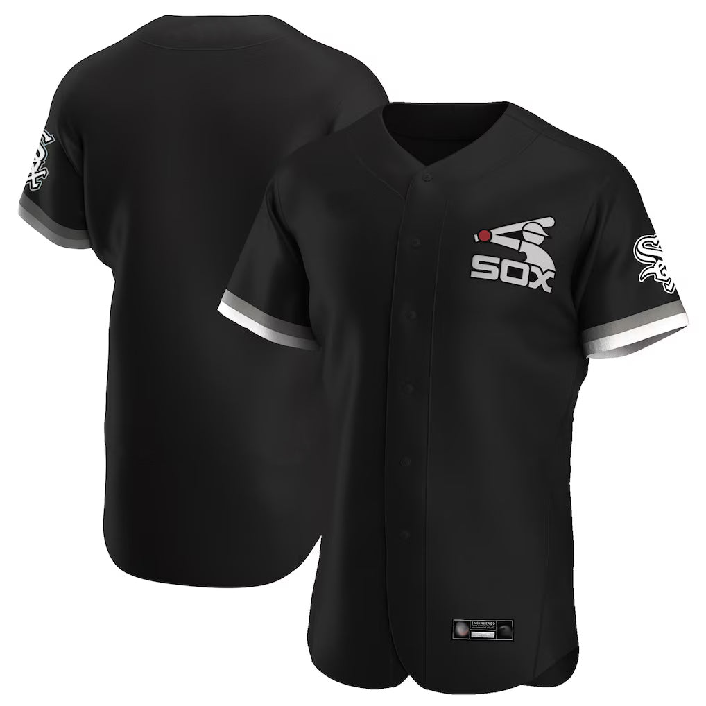 Johmsee C.White Sox ## White Sox Blank Player Black Limited Elite Home Game Stitched Jerseys