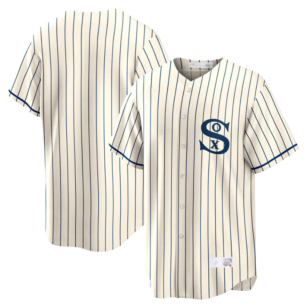 Johmsee C.White Sox ## White Sox Blank Player Cream Cooperstown Collection Field of Dreams Home Stitched Jerseys