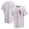 Johmsee C.White Sox ## White Sox Blank Player Red Stripe White Home Game Stitched Jerseys