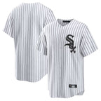 Johmsee C.White Sox ## White Sox Blank Player White Stripe Home Game Stitched Jerseys