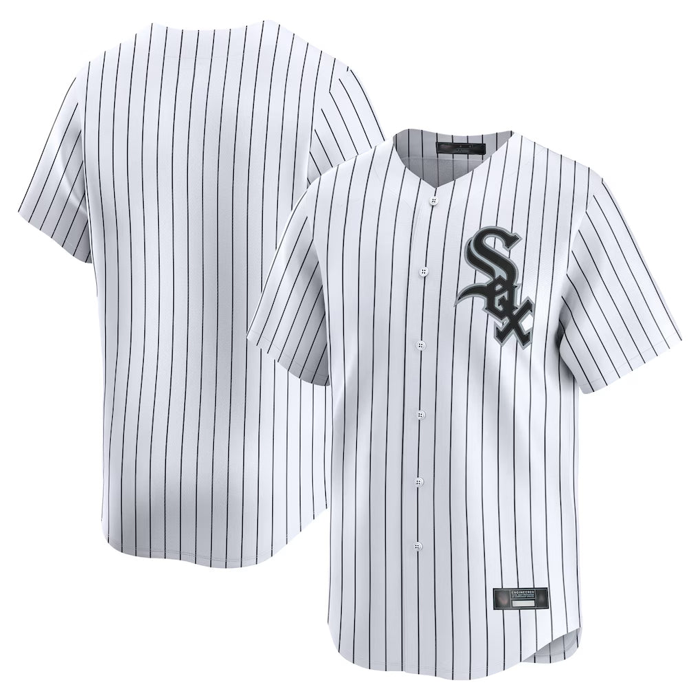 Johmsee C.White Sox ## White Sox Blank Player White Stripe Limited Home Stitched Jerseys