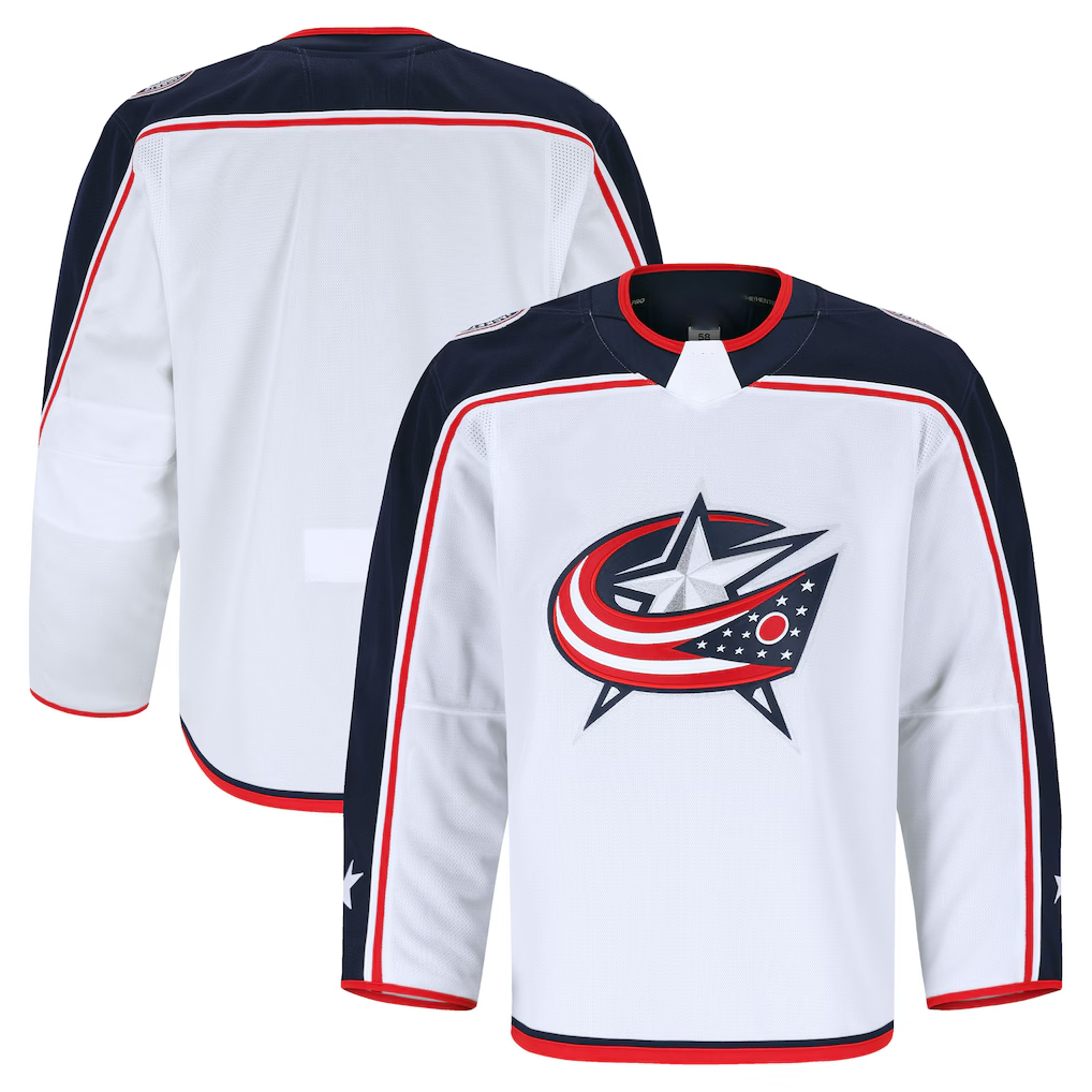 Johmsee CB.Jackets White Away Authentic Pro Jersey