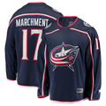 Johmsee CB.Jackets #17 Mason Marchment Navy Home Premier Breakaway Player Jersey