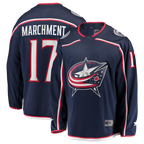 Johmsee CB.Jackets #17 Mason Marchment Navy Home Premier Breakaway Player Jersey