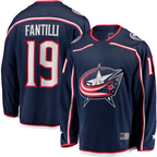 Johmsee CB.Jackets #19 Adam Fantilli Navy Home Premier Breakaway Player Jersey