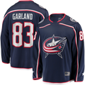 Johmsee CB.Jackets #83 Conor Garland Navy Home Breakaway Jersey