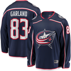 Johmsee CB.Jackets #83 Conor Garland Navy Home Breakaway Jersey