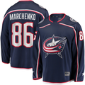 Johmsee CB.Jackets #86 Kirill Marchenko Navy Home Breakaway Jersey