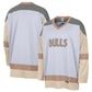 C.Bulls 2024-25 City Edition Courtside Heavyweight Hockey Jersey - White Stitched American Hockey Jerseys