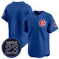Chicago Cubs Blank Royal 'Ryne Sandberg Tribute' Vapor Limited V2 Stitched Baseball Jersey