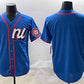 Chicago Cubs National League Blank Blue 2025 All-Star Edition Limited Stitched Baseball Jersey