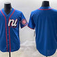 Chicago Cubs National League Blank Blue 2025 All-Star Edition Limited Stitched Baseball Jersey