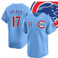 Chicago Cubs #17 Mark Grace Blue 2024-25 2nd Alternate Limited Stitched Baseball Jersey