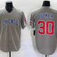 Chicago Cubs #30 Kyle Tucker Gray Limited Stitched Baseball Jersey