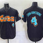 Chicago Cubs #4 Pete Crow-Armstrong Black 'Graffiti North Side Edition' Vapor Premier Limited Stitched Baseball Jersey