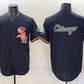 Chicago White Sox Team Big Logo Black Mexico Limited Stitched Baseball Jersey