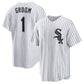 Chicago White Sox #1 Groom Home Replica Jersey - White Stitched Baseball Jersey