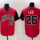 Chicago White Sox #26 Korey Lee Red Black 2025 City Connect Limited Stitched Baseball Jersey
