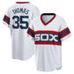 Chicago White Sox #35 Frank Thomas Home Cooperstown Collection Player Jersey - White Stitched Baseball Jersey