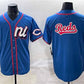 Cincinnati Reds National League Team Big Logo Blue 2025 All-Star Edition Limited Stitched Baseball Jersey