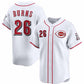 Cincinnati Reds #26 Chase Burns White Home Limited Stitched Baseball Jersey