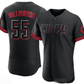 Cincinnati Reds #55 Brandon Williamson Black 2023 City Connect Cool Base Stitched Baseball Jerseys