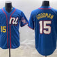Colorado Rockies National League #15 Hunter Goodman Blue 2025 All-Star Edition Limited Stitched Baseball Jersey