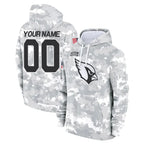 Johmsee Custom A.Cardinals Arctic Camo Salute to Service Limited Hoodie Any Name & Numbers Stitched Jerseys