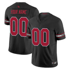 Johmsee Custom A.Cardinals Black Vapor F.U.S.E. Limited Home Game Stitched Jerseys